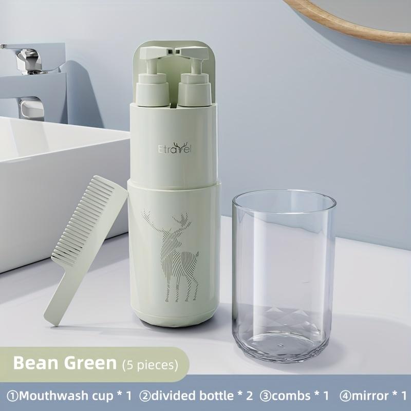 Travel Toiletry Set, Including a Wash Cup and a Mouthwash Cup. It Is an Essential And Amazing Item for Traveling.Portable Storage Box for Toothbrushes