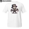 Top Hat Skeleton T-Shirt | Creepy Clawed Undead Gentleman | Gothic Chibi Monster