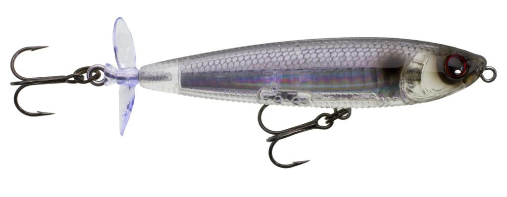 YO-ZURI Swisher 3DB Prop 12g 90mm Prism Ghost Shad PGSH