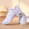 Scarpe da Ballo Moderne Donna con Ammortizzazione ad Aria Rete Traspirante Scarpe da Jazz con Lacci Sneakers Casual da Donna Ammortizzanti
