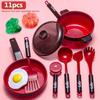 Children's Home Kitchen Utensils Baby Kitchen Toys  Playsetss Puzzle Playset 3 to 6 Years Old Simulated Cooking Girl's Birthday Gift Presents
