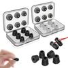 12Pcs Silicone Ear Tips For KZ Noise Isolating Comfortable Memory Foam Earplugs Silicone Earmuffs For In Earphone Accessories