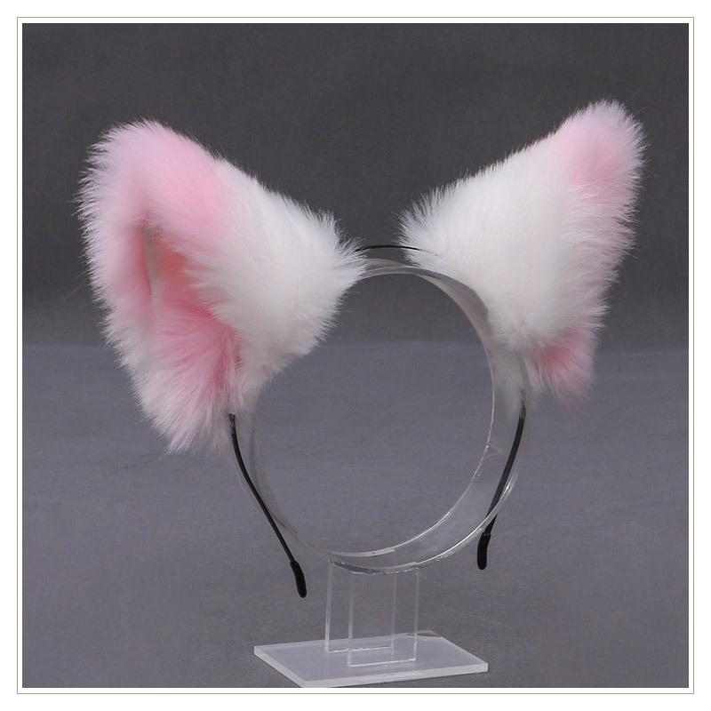 Sexy Temptation Lolita Animal Cat Fox Ear Headband Cosplay Faux Fur Headband Girl Halloween Anime Headband Hair Accessories