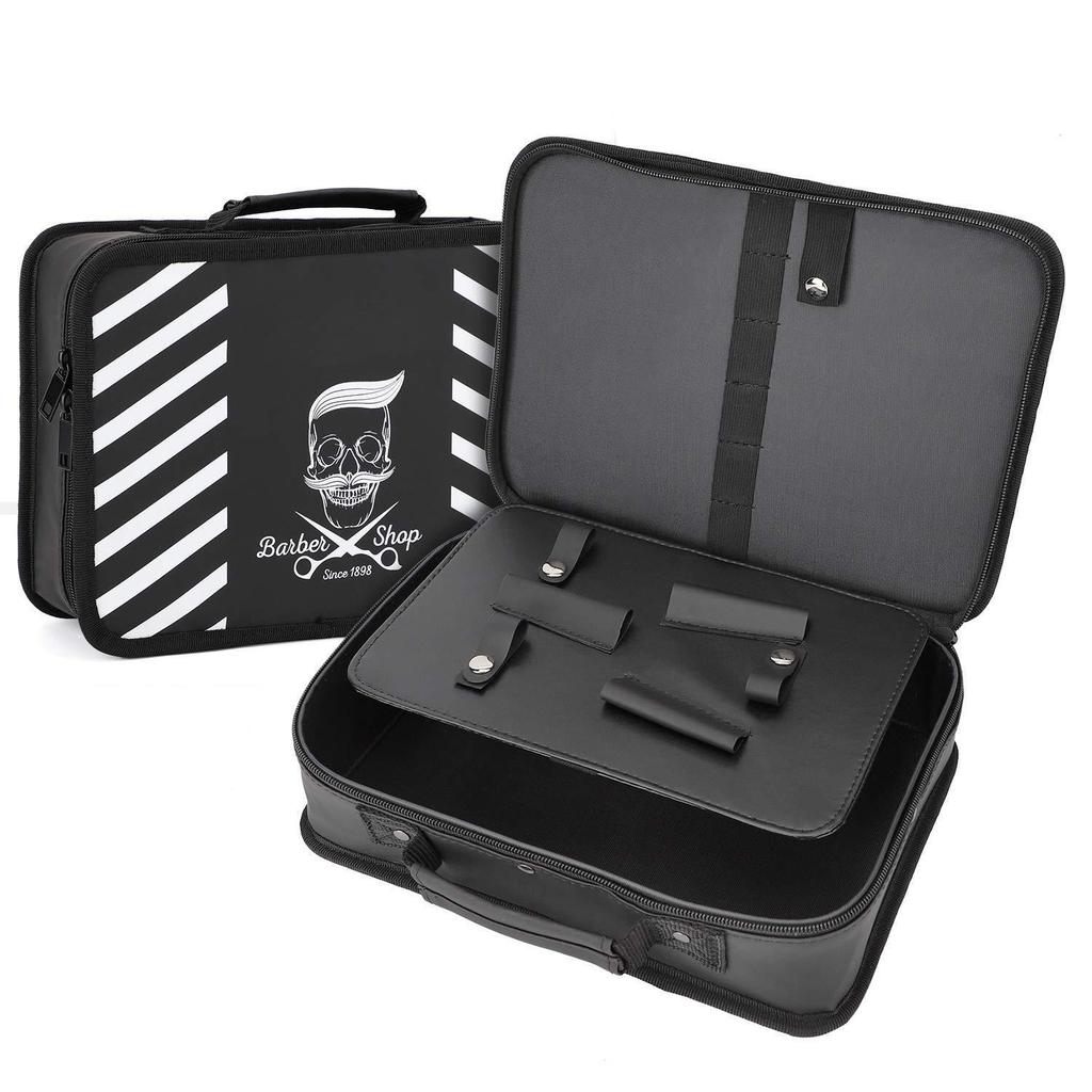 Portable Multifunctional Barber Tool Bag with Electric Clippers Storage