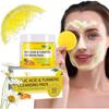Turmeric Kojic Acid Cleansing Pads, 50Pcs Kojic Acid and Turmeric Cleansing Pads, Face Turmeric