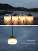 Rechargeable LED Camping Lantern: Waterproof Silicone Hanging Lamp with Cold/Warm Light and Type-C Port