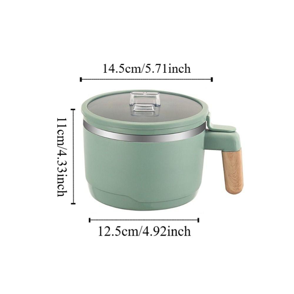 Non-slip Bottom Insulated Ramen Bowl Double-layer Noodle Bowl with Drain Basket  Cooking