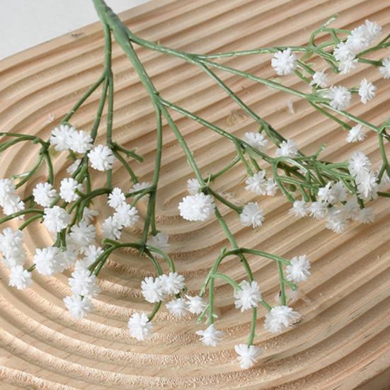 Künstlicher Blumenstrauß Realistische Kunstblumen mit flexiblen Eisendrahtstielen Vielseitige künstliche Blüten für Hochzeitsdekoration Heimvasen-Arrangements