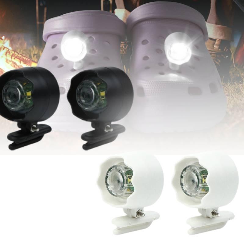 Shoe Led Light White And Black Plastic Material Outdoor Sports Tools Lighting