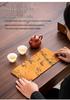 Xiangyunsha Chinese Zen Double-Sided Waterproof Tea Mat - Thickened Tablecloth for Dry Brew