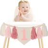 First Birthday Theme First Birthday Banner Boho-Style Wall Hanging Decor For First Birthday