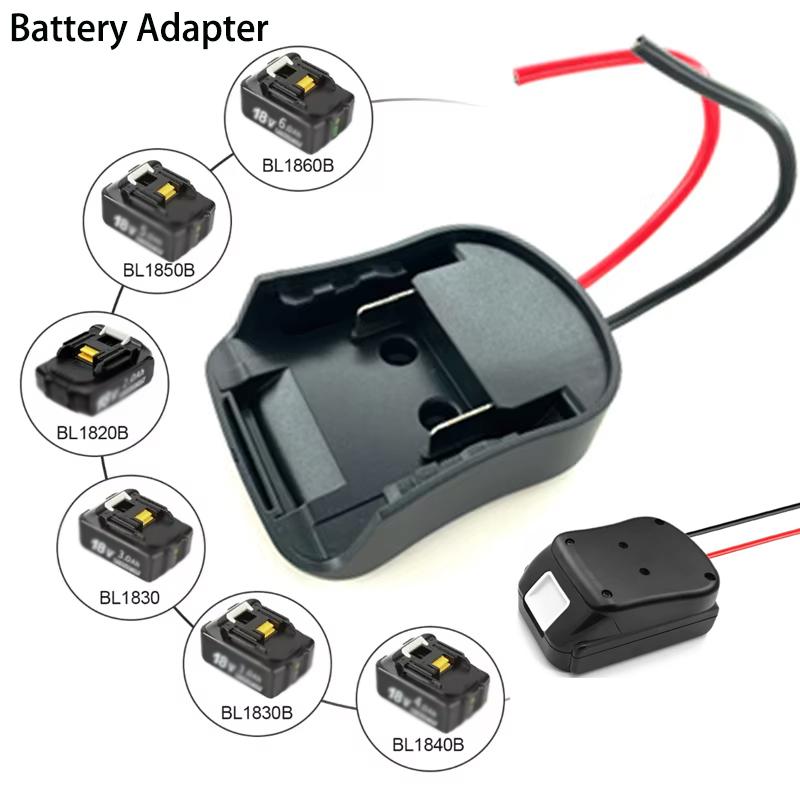 12AWG Adapter Converter for Makita 18V Li-ion Battery Power Tools Connector Adapter Base Bracket for Battery DIY Accessories