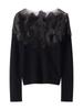 Autumn Winter Cashmere Knit One-Shoulder Base Layer Shirt - Fashionable, Versatile, Soft, Comfortable, Solid Color