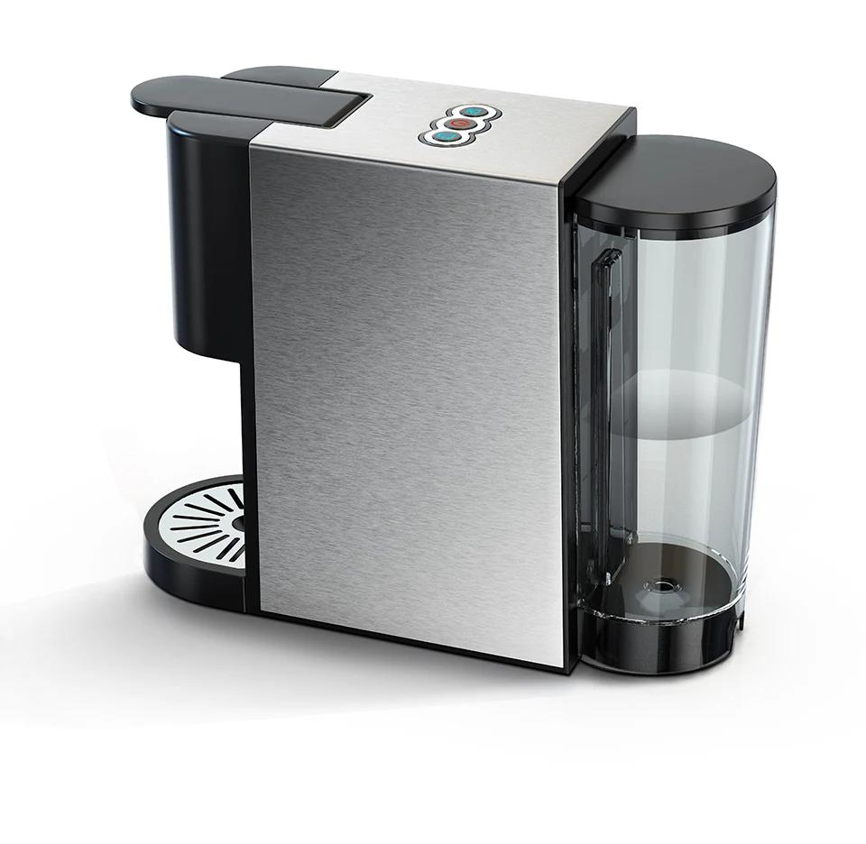 HiBREW Coffee Machine 5in1 Multiple Capsule Espresso Dolce Milk&Nespresso&ESE Pod&Powder Coffee Maker Stainless Metal H3A