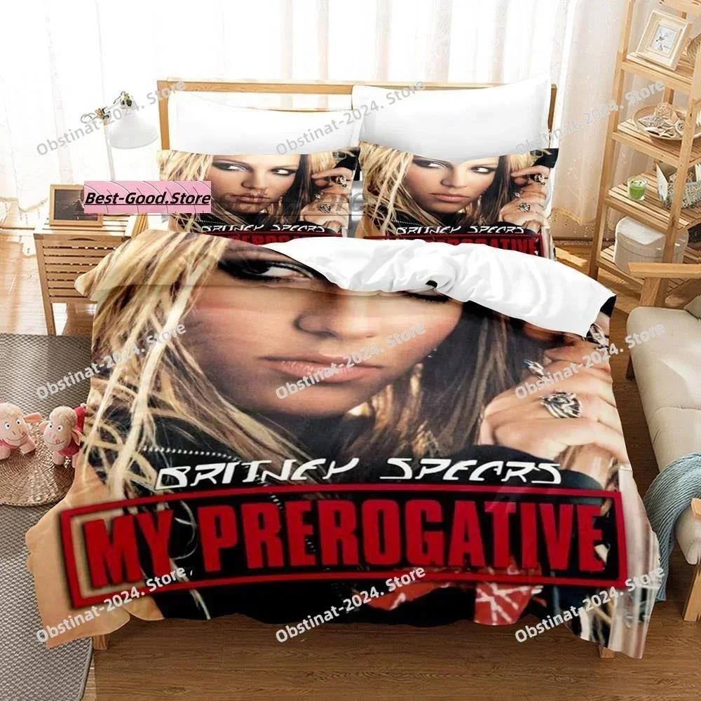 Fashion Britney Spears Bedding Set Printed single Comforter Quilt Bed Cover Duvet Cover Pillow Case 3 Pieces Set Kids Adult Size