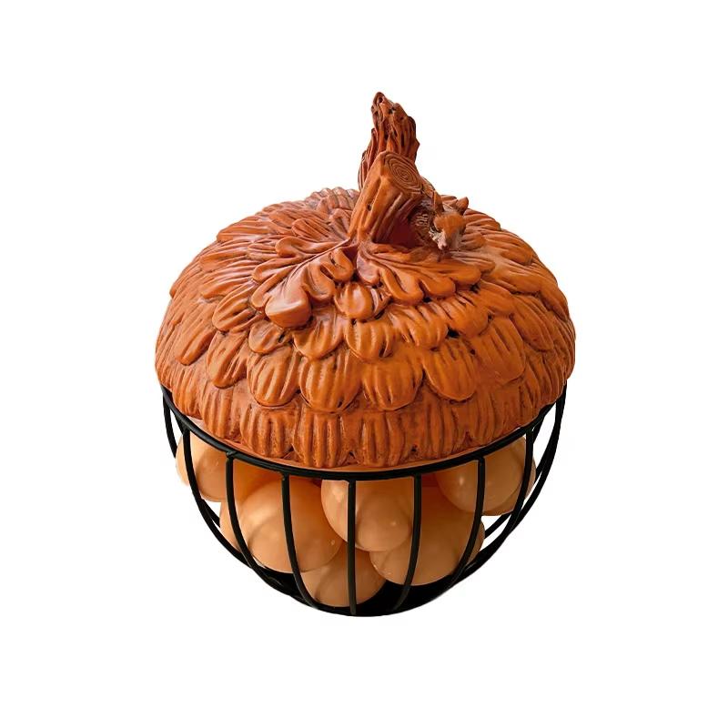 

Creative Squirrel Storage Basket Home Kitchen Storage Basket Multifunctional Kitchen Decoration Ornament Can Hold Eggs and Fruits