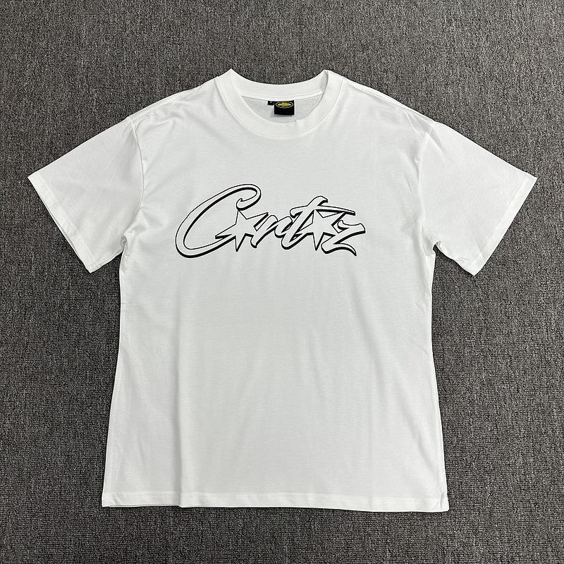 Corteiz Alcatraz Series T-shirts for Men and Women, Short-sleeve Short Sleeve with Lettered Logo Print Crew Neck Loose Casual T-shirt