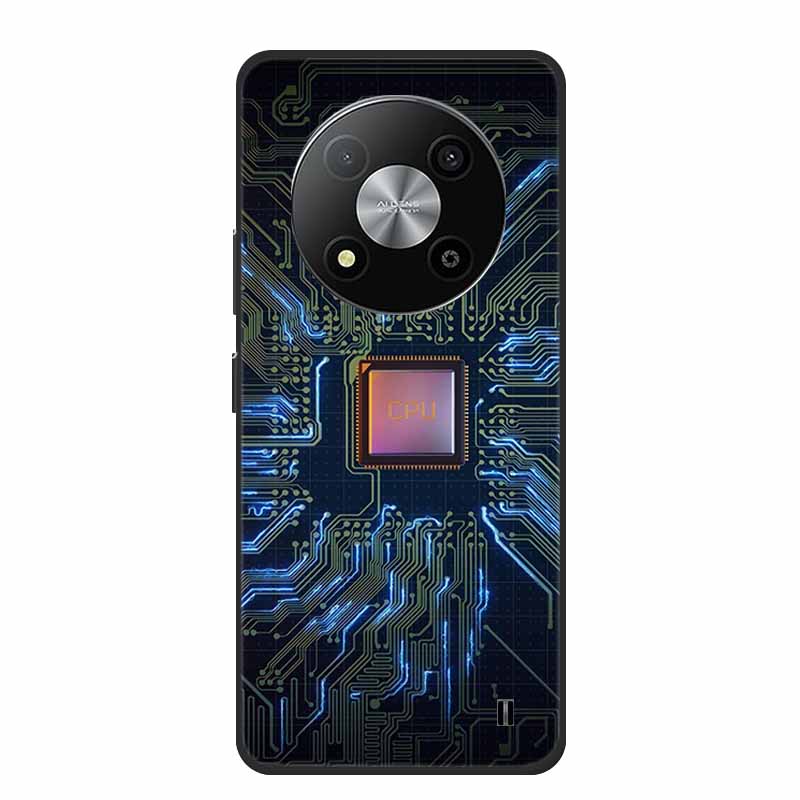 Phone Case For ZTE Blade A73 5G Back Cover Case Black Silicone Shockpoof Soft Funda For ZTE Blade A73 5G Case A 73 6.52" Coque