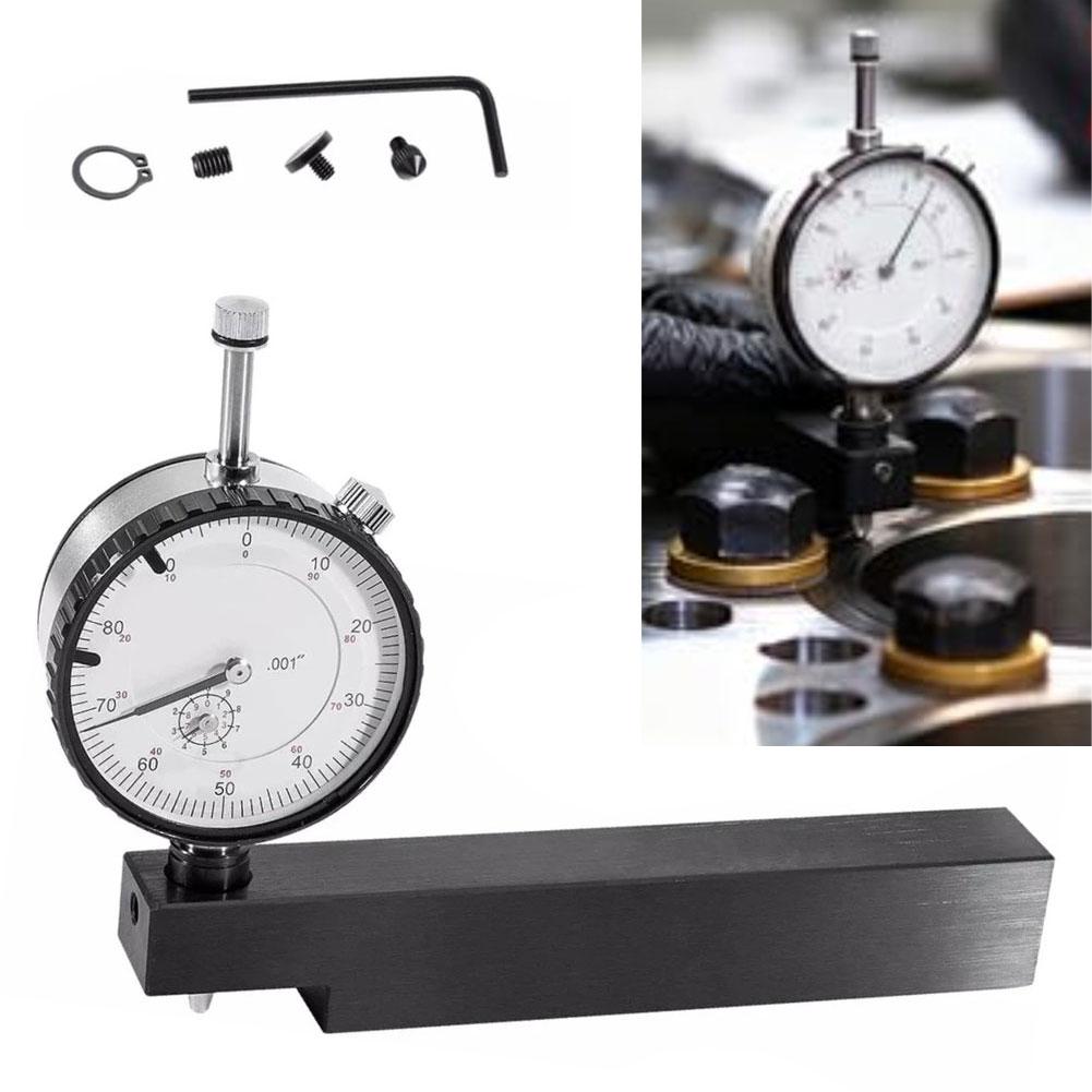 Narzędzie do pomiaru wystawania tulei cylindrowej 0,100 cala 6434 z czytelną tarczą i hartowanym szkłem do silników Diesla