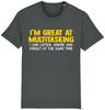 Casual Fashion Top Multitasking Listening Without Being Distracted Forgetting About The Tshirt Funny Husband Fathers Gift
