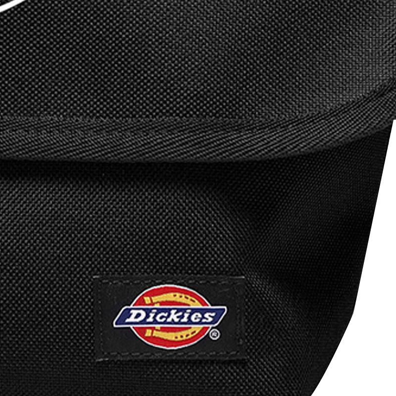 Dickies Logo Reversed Color Print Street Style Versatile Sports Trend Polyester Messenger Shoulder Crossbody Bag Unisex bags Black 192U90LBB03BK02