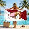 Sevilla FC print Quick Dry Beach Towel Microfiber Absorbent Portable Travel Swimming Towel