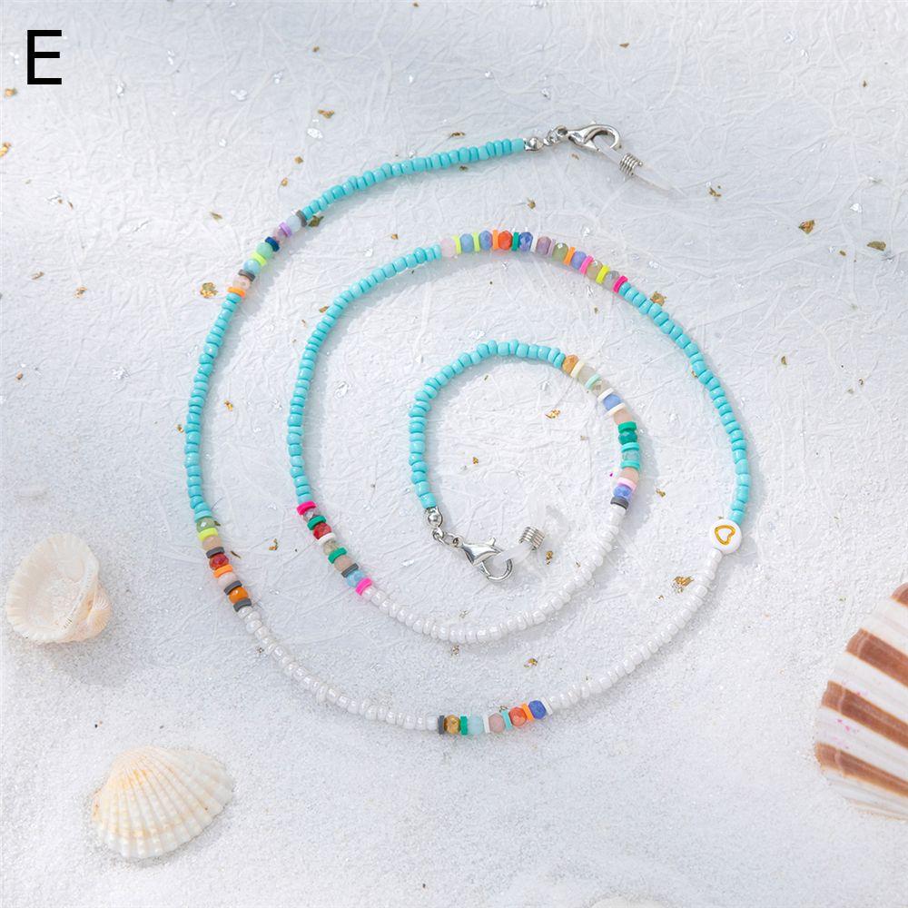 Women Girls Colorful Soft Pottery Eyeglass Chain Sunglasses Rope Neck Strap Cord Glasses Lanyard
