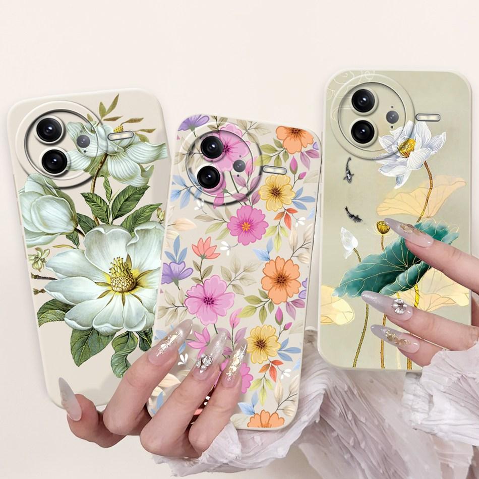 For Xiaomi Poco F7 Ultra / Poco F7 Pro Elegant Butterfly Floral Phone Case For Poco F7ultra F7Pro Soft Silicone Shockproof Cases