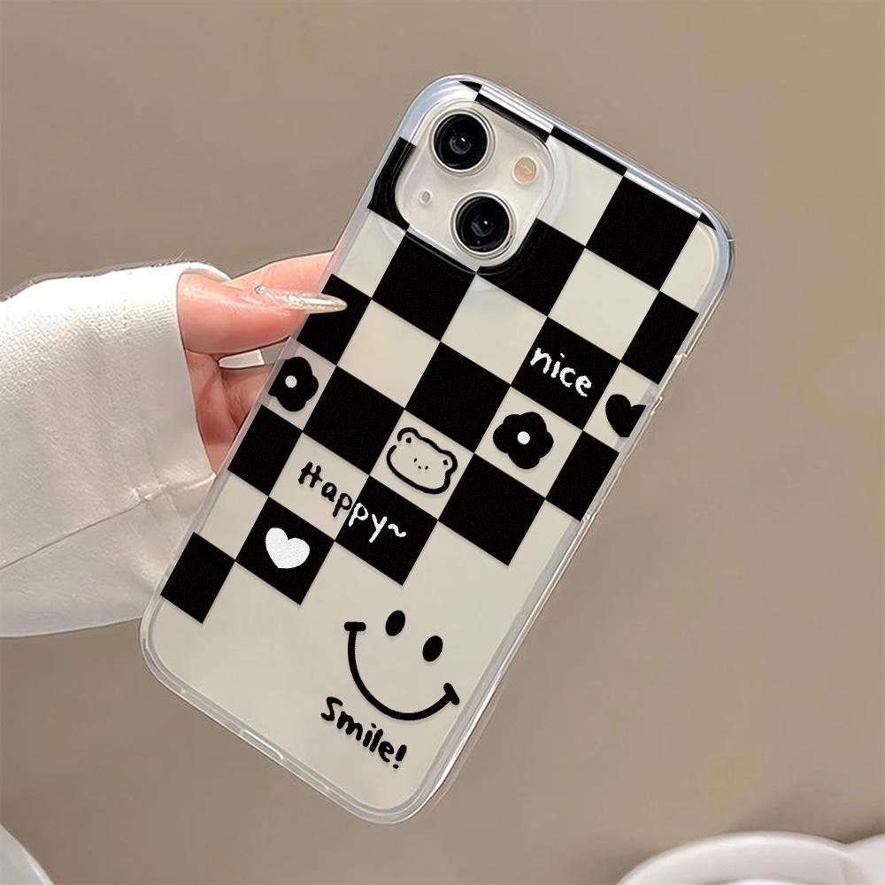 Etui na telefony komórkowe iPhone 11 13 15 Pro Max 12 14 Pro Max Etui iPhone 16 15 Plus 13 Pro 12 Mroźna tekstura Malowane kwiaty z kreskówek