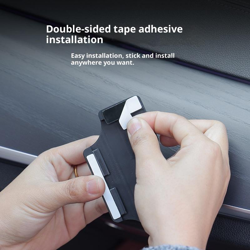Universal Car Interior Card Holder Multi-function Portable Card Storage Box Car Sun Visor Card Slot Box Crevice Ticket Bracket