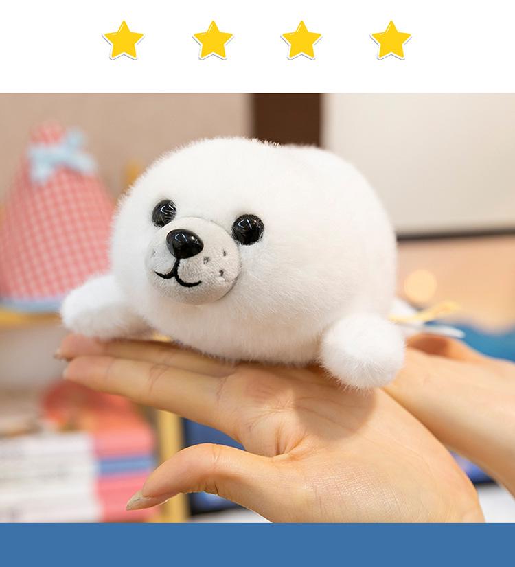 Genuine Ocean Series Plush Whale, Dolphin, Shark & Seal Toy Set for Children