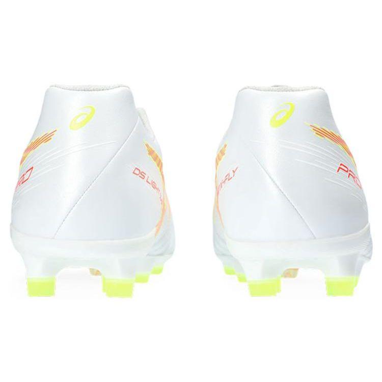 Asics Ds Light X-Fly Pro 2 Round Toe Lace-Up Tf (Rubber Studs) Artificial Turf Soccer Shoes Men Soccer Shoes White 1101A055-101