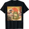 Gaming Frog Art Ukiyo-e Japanese Gamer Anime T-Shirt