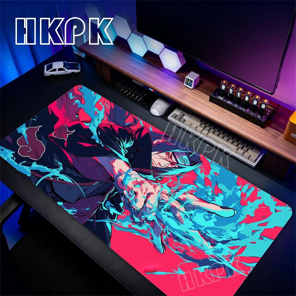 Naruto Mouse Pad Anime Gaming Accessories Varmilo Keyboard Desk Mat XXL Gabinete Gamer Carpet Mousepad Natural Rubber Mouse Mats