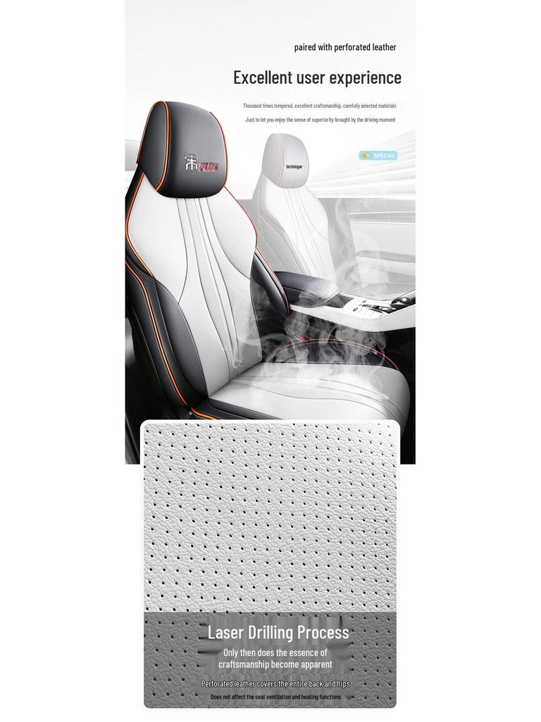 BYD Song PLUS All-Season Full Surround Seat Cushion Cover for 5-Seat Cars
