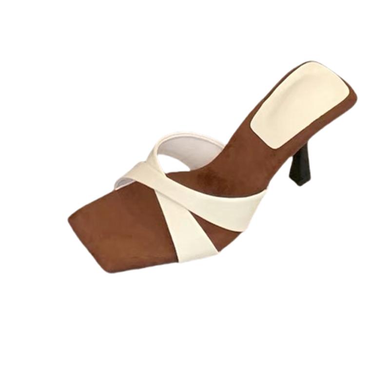 Mode High Heels Damen Hausschuhe Mode Elegante Schuhe Luxus Kleid Damen Sandalen Neu 2025 Sommer Sexy Party Pumps Pantoletten Mujer Zapatos