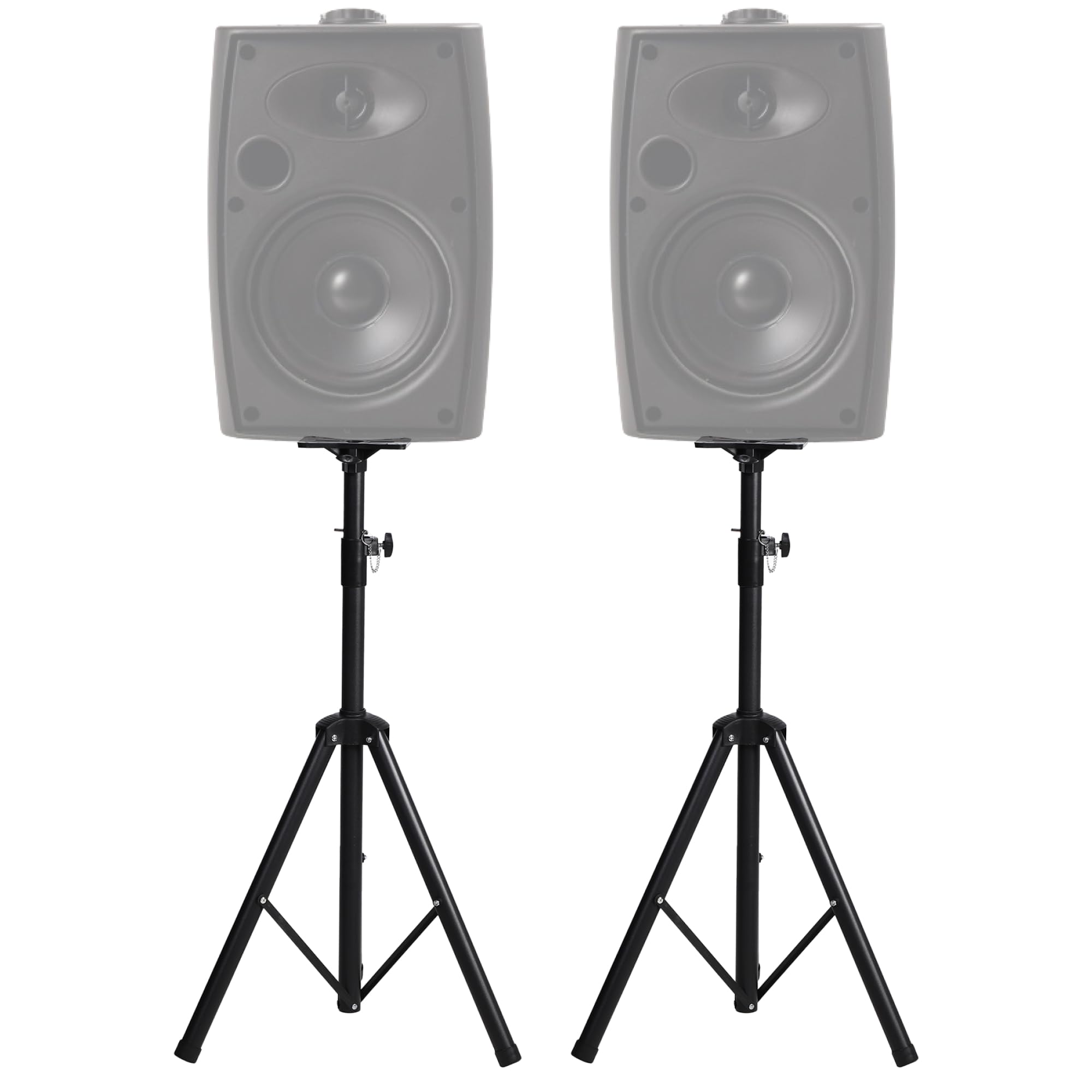 

Комплект из 2-х пар складных стоек для динамиков, регулируемых по высоте, тип штатива 110-185 см