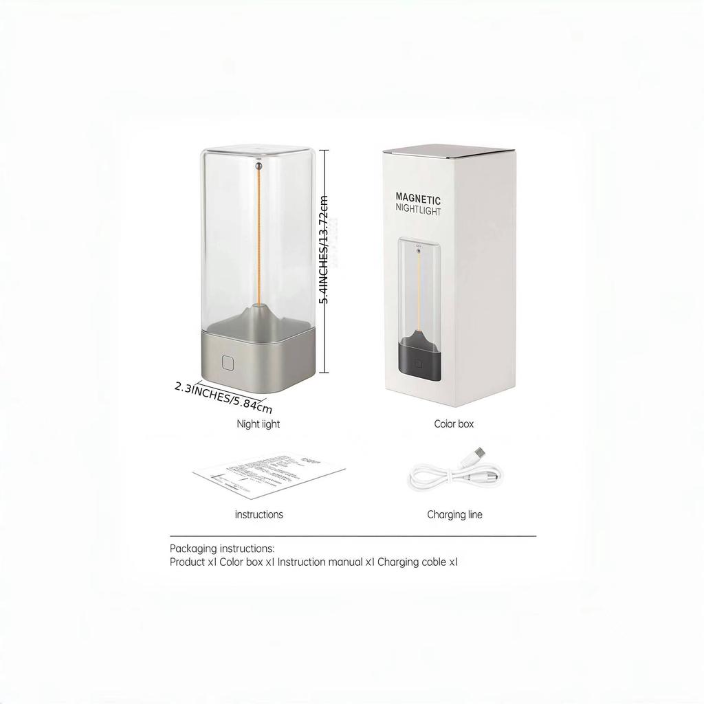 Minimalist Cordless LED Desk Lamp, Rechargeable, Portable, Ambient Mood Lighting