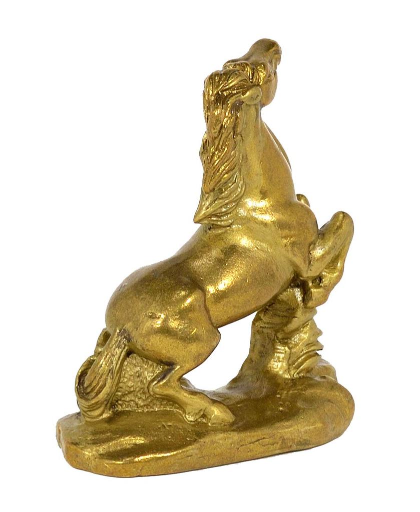 Horse Figurine, Zodiac Sign, Horse Ornament, Auspicious Charm, Feng Shui, Horse, Copper (Brass)
