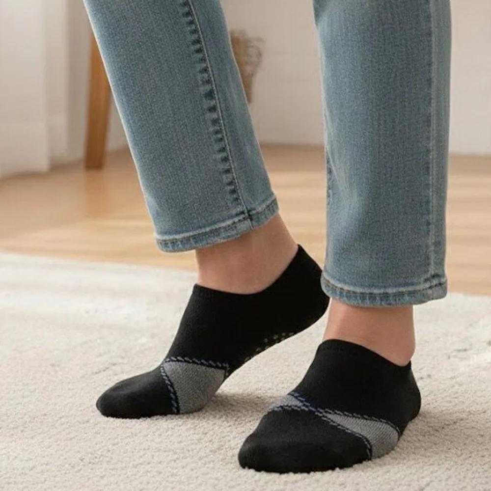 Pierre Cardin Men s File Cushion Footwear Set (Select 1 of 5 Pairs) Non-slip 01. 5 Pairs of Cushion Socks FREE