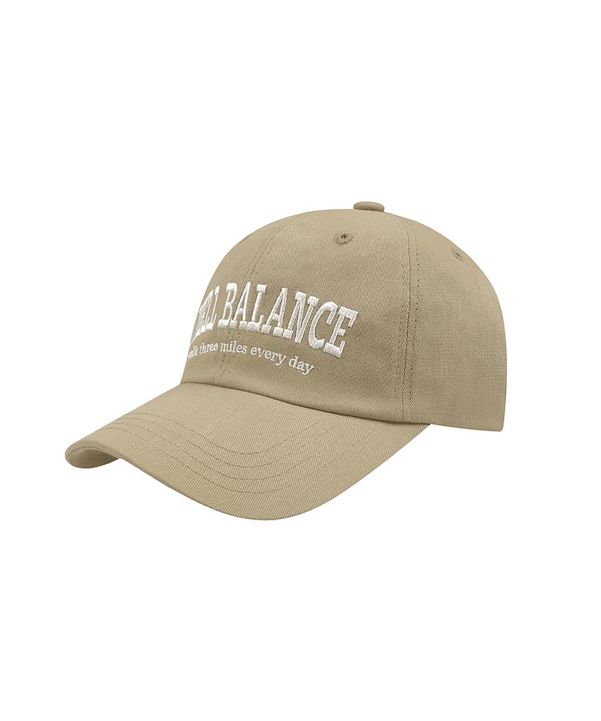 Leinleim Unisex Bio-Washed Well Balance Ball Cap Beige