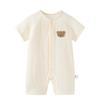Infant Short Sleeve Summer Pajamas - Pure Cotton Gauze Baby Romper
