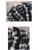 Zihong Women's Green Plaid Blazer: New 2024 Slim-Fit for Autumn/Winter