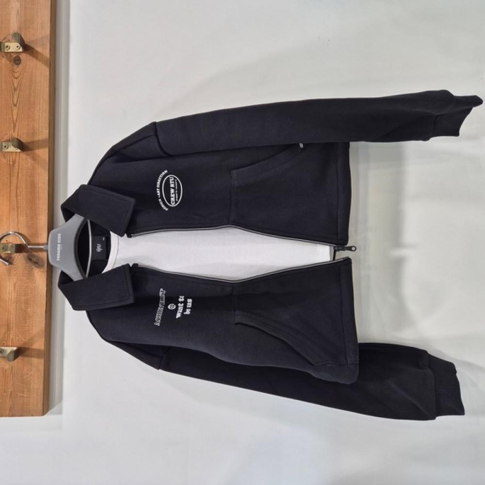 

[Renoma Kids] Renoma Kids Alten U jUnior Collar Jacket Elementary School Girls Collar Zip Up jUmper R2418j051 black 02/150