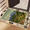 Ethnic Style Dairy Farm Printed Carpet Landscape Patterned Doormat Farmhouse Living Room Bedroom Entrance Carpet