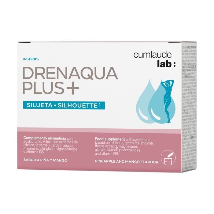 

CUMLAUDE LAB - Drenaqua plus (silhouette) 14 sticks de 2.88g (Mangue - Ananas)