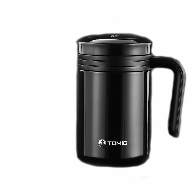Temi Ceramic-Lined Temperature Display Travel Mug