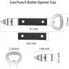 Can Punch Bottle Opener, Manual Stainless Steel Can Opener 1 Pack