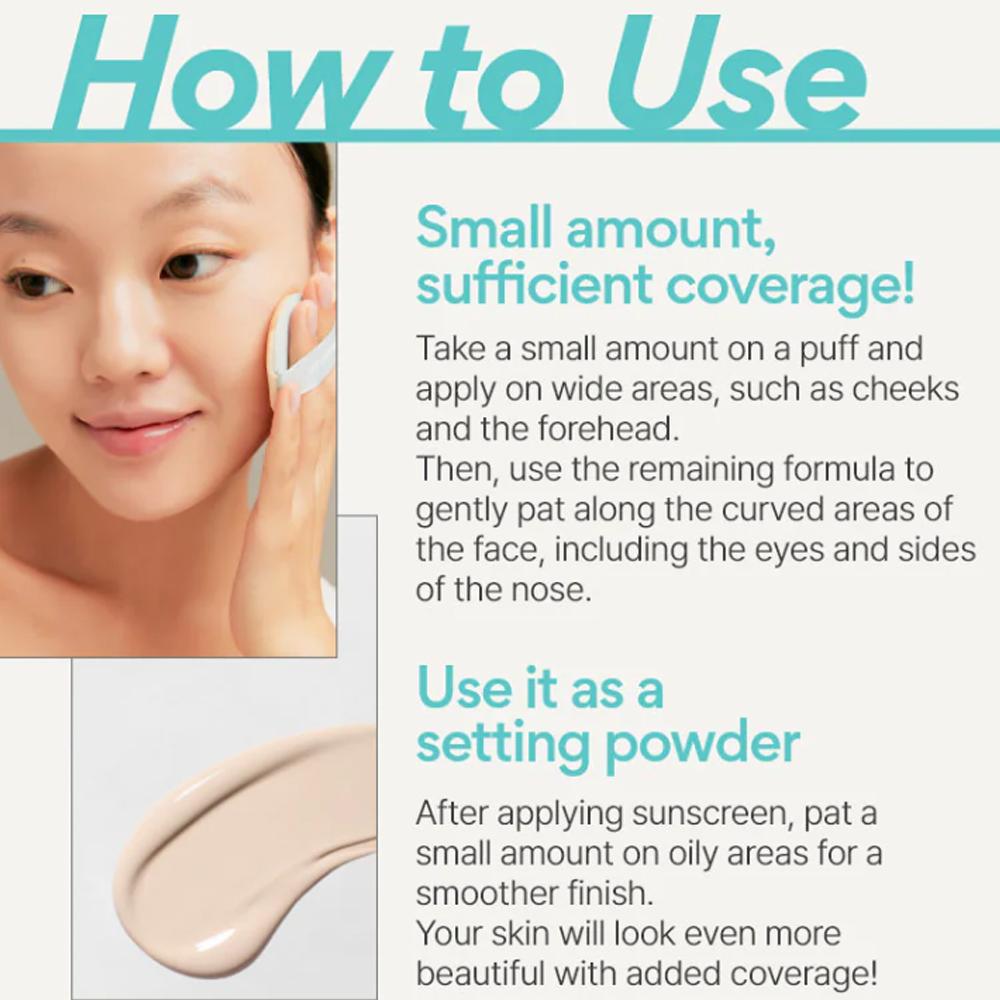 Innisfree No-Sebum Puderkissen 14g (Lichtschutzfaktor 35/PA++)