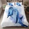 Bedclothes Hot-sale Warm Blue Bedclothes Twin Full Queen King Super King Size Bed Sets 200x200cm Beds Set De Cama 3d